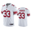 Aaron Robinson #33 New York Giants White Vapor Limited Jersey