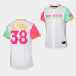 Youth San Diego Padres Jorge Alfaro White Jersey 2022 City Connect Shirt