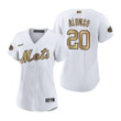 Women New York Mets Pete Alonso White 2022 All-Star Game Jersey