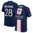 Dina Ebimbe #28 Paris Saint-Germain Men 2022/23 Home Player Jersey - Blue
