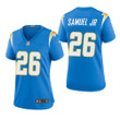 Women's Los Angeles Chargers Asante Samuel Jr. #26 Powder Blue Game Jersey