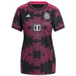 Mexico National Team 2022 Qatar World Cup Rosa Mexicano Women Custom Jersey - Black