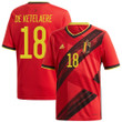 Belgium National Team 2022 Qatar World Cup Charles De Ketelaere #18 Red Home Men Jersey