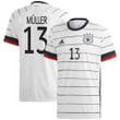 Germany National Team 2022 Qatar World Cup Thomas Muller #13 White Home Men Jersey