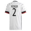 Germany National Team 2022 Qatar World Cup Antonio Rudiger #2 White Home Men Jersey