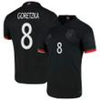 Germany National Team 2022 Qatar World Cup Leon Goretzka #8 Black Away Men Jersey