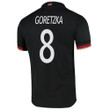 Germany National Team 2022 Qatar World Cup Leon Goretzka #8 Black Away Men Jersey