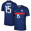 France National Team 2022 Qatar World Cup Kurt Zouma #15 Black Home Men Jersey