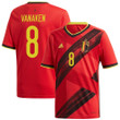 Belgium National Team 2022 Qatar World Cup Hans Vanaken #8 Red Home Men Jersey