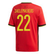 Belgium National Team 2022 Qatar World Cup Alexis Saelemaekers #22 Red Home Men Jersey