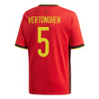 Belgium National Team 2022 Qatar World Cup Jan Vertonghen #5 Red Home Men Jersey