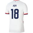 USA National Team 2022 Qatar World Cup Ricardo Pepi #18 White Home Men Jersey
