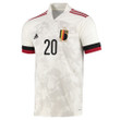 Belgium National Team 2022 Qatar World Cup Christian Benteke #20 White Away Men Jersey