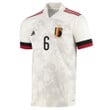 Belgium National Team 2022 Qatar World Cup Axel Witsel #6 White Away Men Jersey