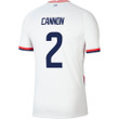 USA National Team 2022 Qatar World Cup Reggie Cannon #2 White Home Men Jersey