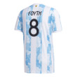 Argentina National Team 2022 Qatar World Cup Juan Foyth #8 White - Light Blue Home Men Jersey