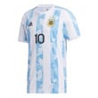 Argentina National Team 2022 Qatar World Cup Manuel Lanzini #10 White - Light Blue Home Men Jersey