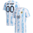 Argentina National Team 2022 Qatar World Cup Custom White - Light Blue Home Men Jersey