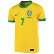 Brazil National Team 2022 Qatar World Cup Richarlison de Andrade #7 Gold Home Men Jersey