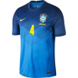 Brazil National Team 2022 Qatar World Cup Marquinhos #4 Coastal Blue Away Men Jersey