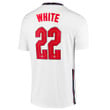 England National Team 2022 Qatar World Cup White #22 White Home Men Jersey