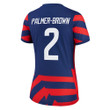 USA National Team 2022 Qatar World Cup Erik Palmer-Brown #2 Blue Away Women Jersey