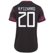Rodolfo Pizarro #20 Mexico National Team 2022 Qatar World Cup Rosa Mexicano Women Jersey - Black
