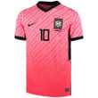 South Korean National Team 2022 Qatar World Cup Lee Jae-sung #10 Pink- Red Home Men Jersey