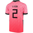 South Korean National Team 2022 Qatar World Cup Kim Tae-hwan #2 Pink-Red Home Men Jersey