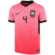 South Korean National Team 2022 Qatar World Cup Kim Min-jae #4 Pink- Red Home Men Jersey