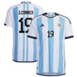 Argentina National Team 2022-23 Qatar World Cup Juan Foyth #2 White Home Men Jersey - New