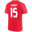 Canada National Team 2022 Qatar World Cup Doneil Henry #15 Red Home Men Jersey - New