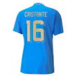 Italy National Team 2022/23 Bryan Cristante #16 Home Blue Men Jersey