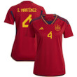 Spain National Team 2022-23 Qatar World Cup Iñigo Martínez #4 Home Women Jersey - Red