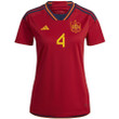 Spain National Team 2022-23 Qatar World Cup Iñigo Martínez #4 Home Women Jersey - Red