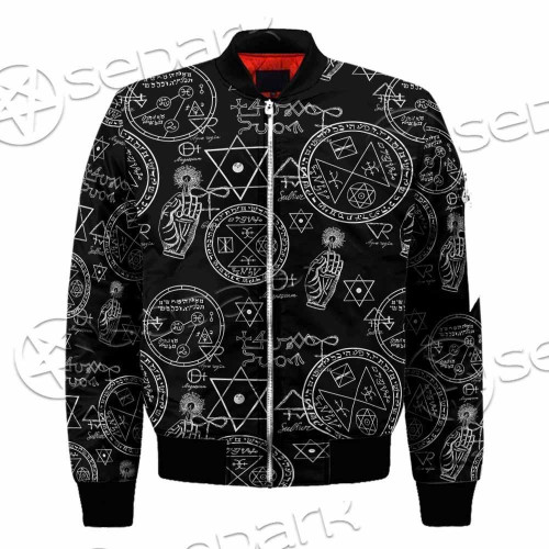Gothic Witchy Occult Bomber Jacket