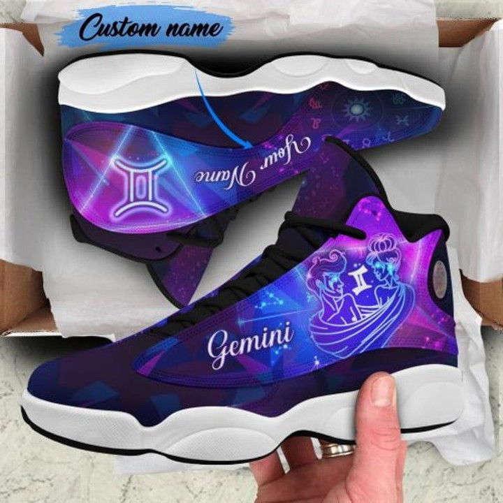 Gemini Air JD 13 Sneakers, Gemini Lover, JD 13 Shoes For Men Women, Gemini Shoes, Personalized Shoes, Father�s Day Gift