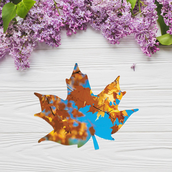 Maple Leaf Imagery Metal Sign Home and Living Decor Wall Art