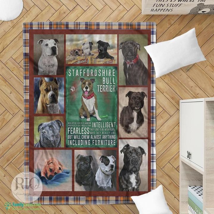 Staffordshirebull Terrier Blanket 22