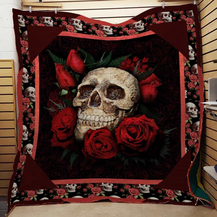 Skull Love Medicine Quilt Blanket