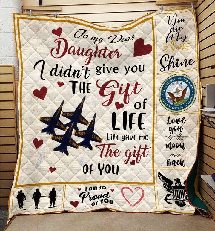 To Daughter Quilt Blanket