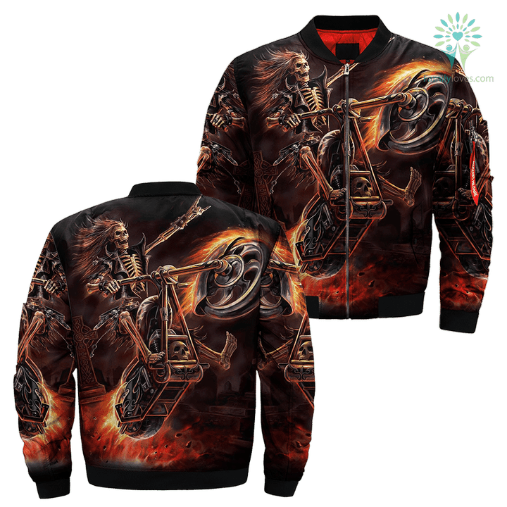 Hell Rider - Spiral Prints Over Print Jacket
