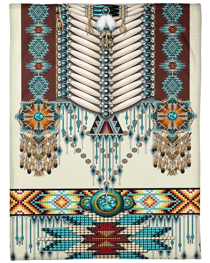 Native American Blanket Fleece Blanket - Quilt Blanket