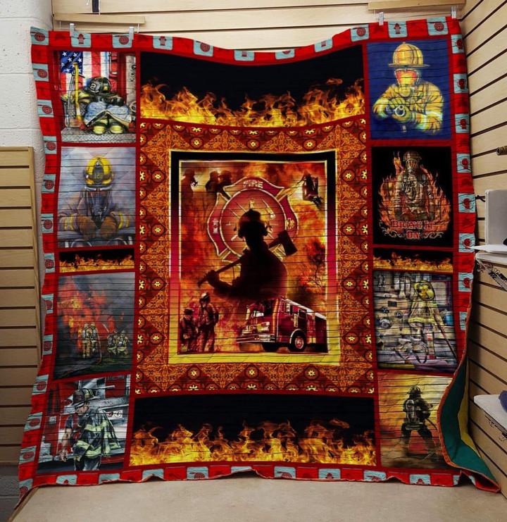 Firefighter 190223022 3D Customized Quilt Blanket Esr878 Design By Exrain.Com