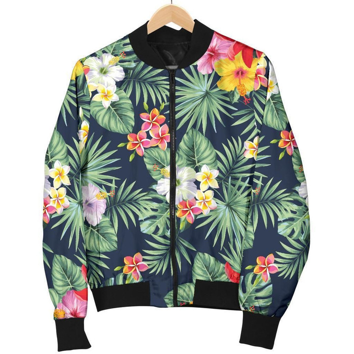 Summer Tropical Hawaii Pattern Print Men's Bomber Jacket