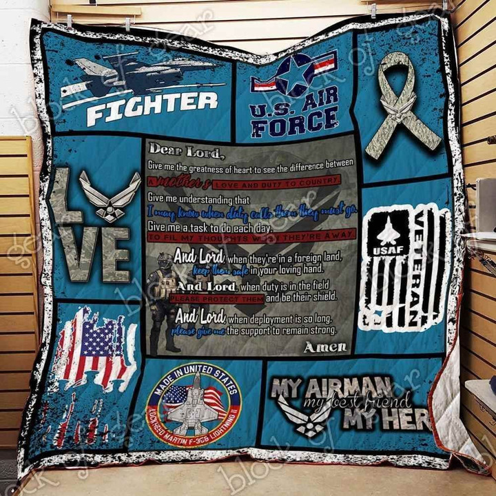 Air Force Mom S Prayer Blanket Kc1507 Quilt