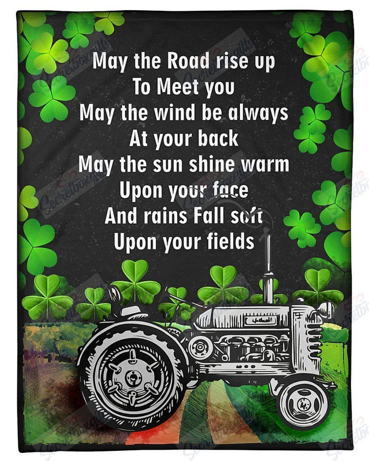 Irish Farmer May The Road Rise Up To Meet You Th2812582Cl Fleece Blanket