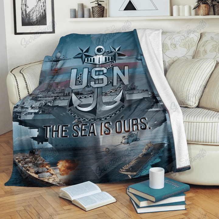 Us Navy Nc2612339Cl Fleece Blanket