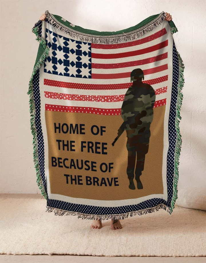 American Brave Veteran Dd1810003S Sofa Blanket