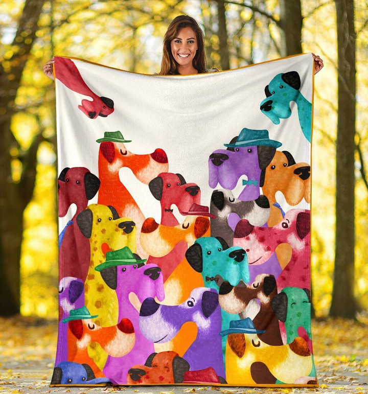 Great Dane Hippie Tr 16M � Fleece Blanket � Blanket